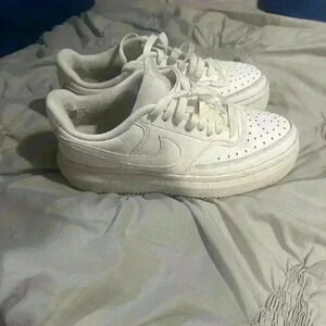 Nike Court Vision Alta Low Womens Size 8.5 Athletic Shoes Sneakers DM0113-100